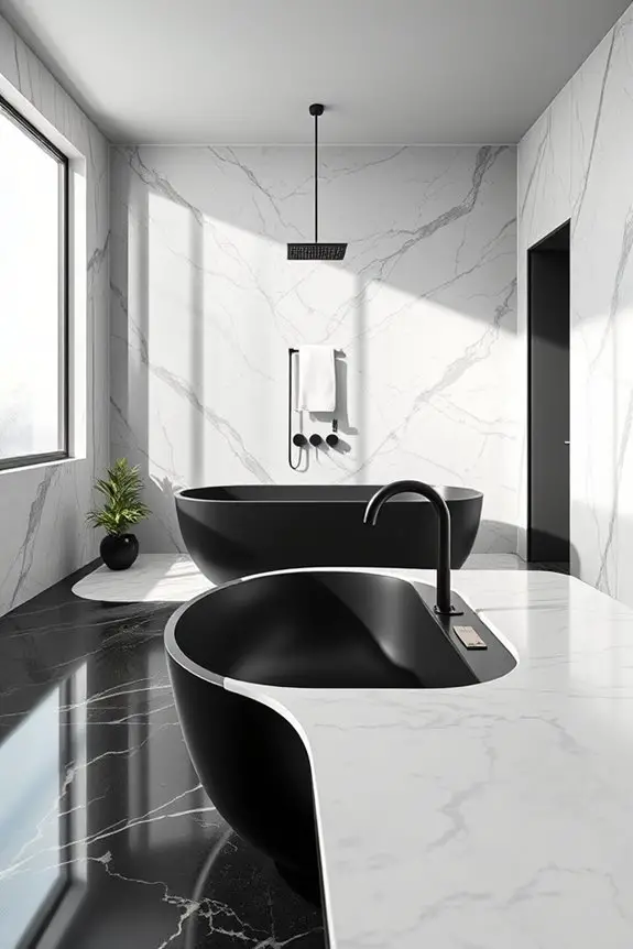 black marble elegance achieved