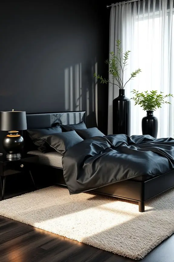 black porcelain enhances aesthetics