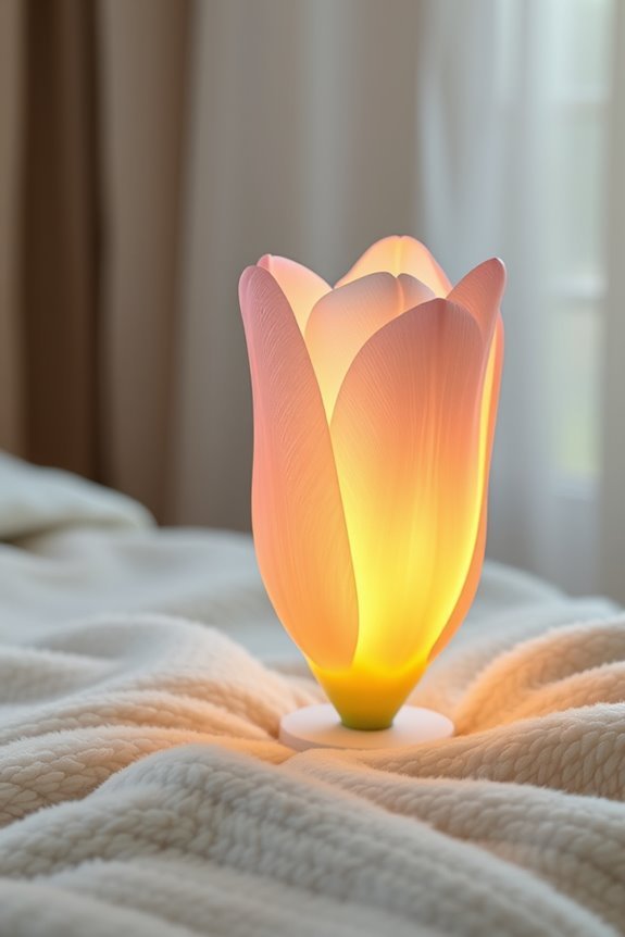 blooming tulip night lamp