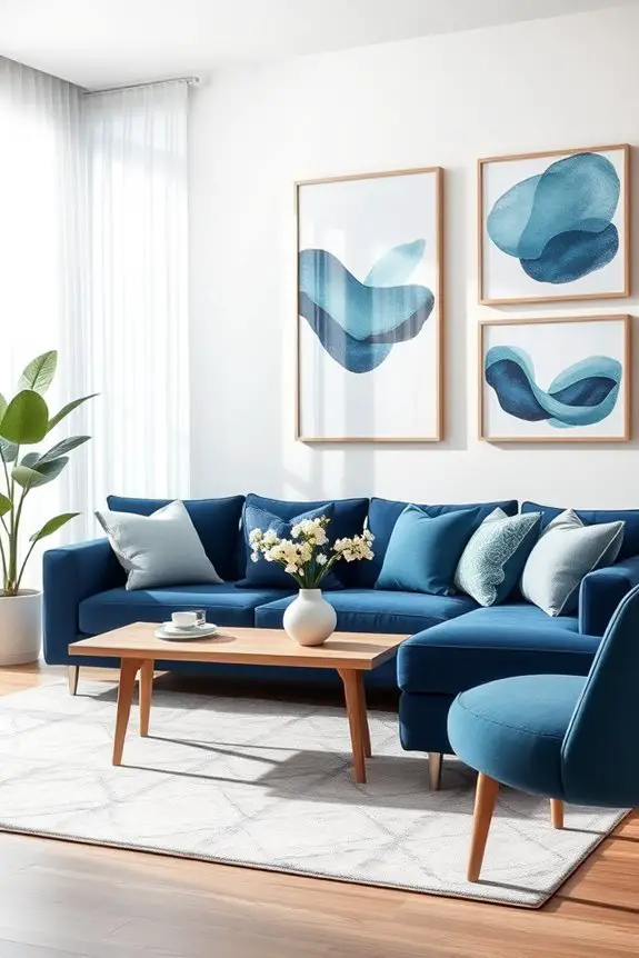 blue artwork for serenity