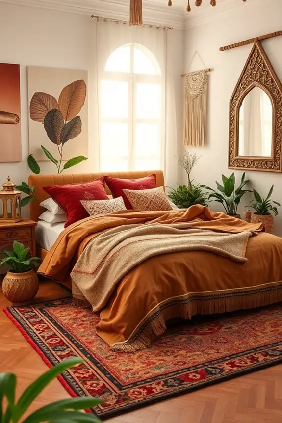 bohemian arabic bedroom decor