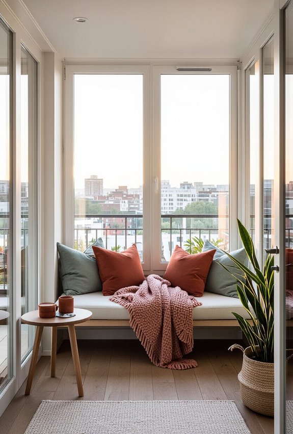 bohemian balcony rug picnic
