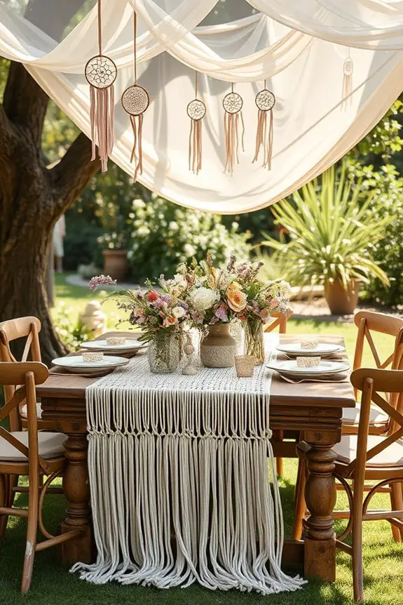 bohemian bridal shower vibes