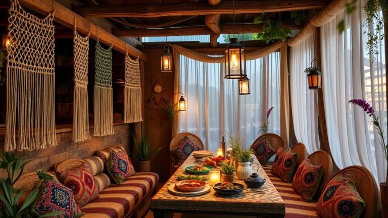 bohemian dining atmosphere concepts