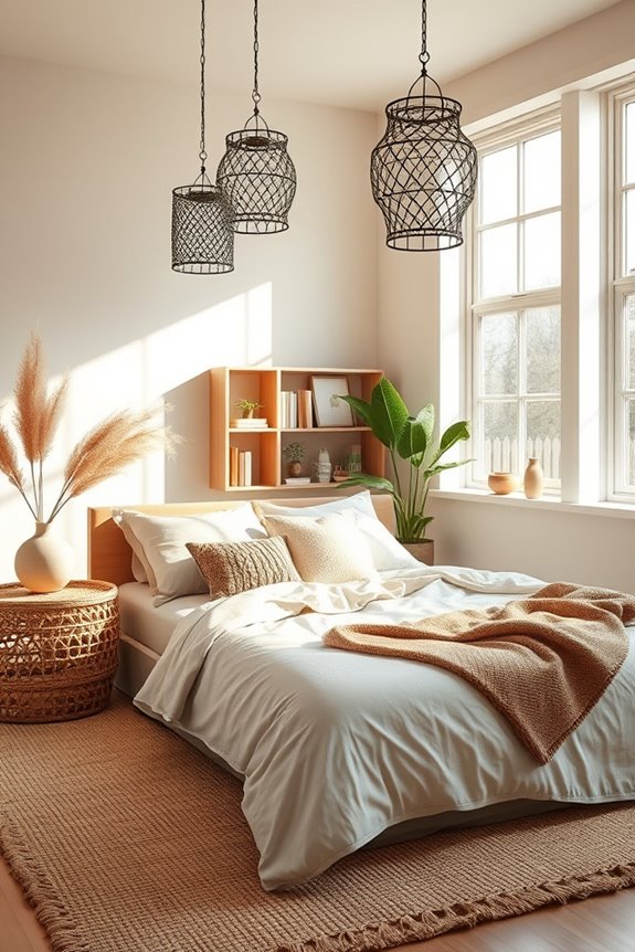 bohemian lanterns for ambiance