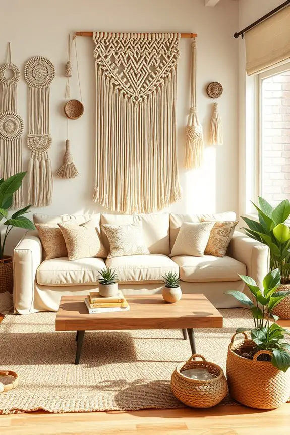 bohemian macram wall decor