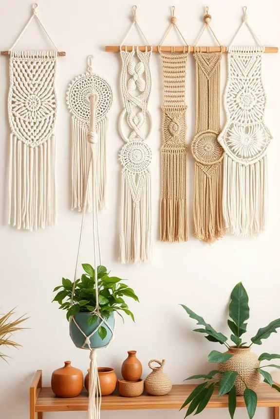 bohemian macram wall hangings
