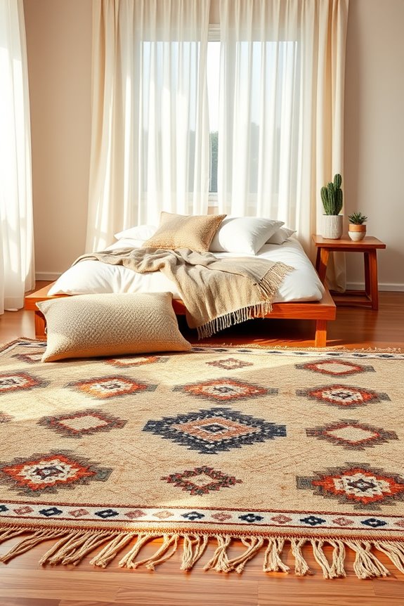 bohemian moroccan rug inspiration