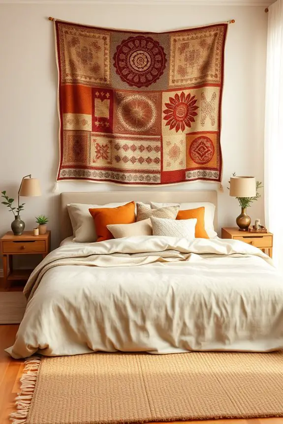 bohemian textiles for comfort