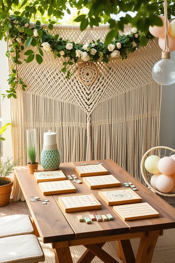 bohemian themed trivia and scavenger hunt