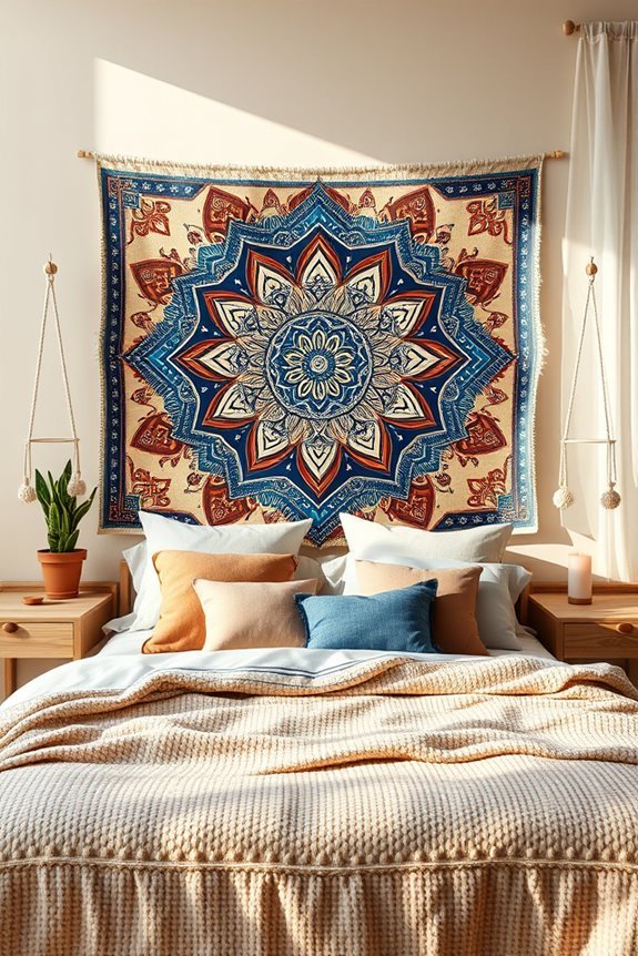 bohemian wall tapestry decor