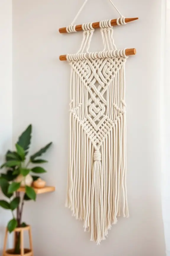 boho macram wall decor