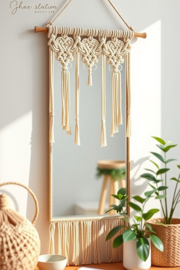 boho macram wall hangings
