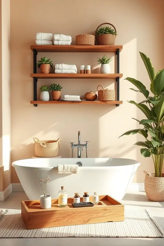 boho open shelving ideas