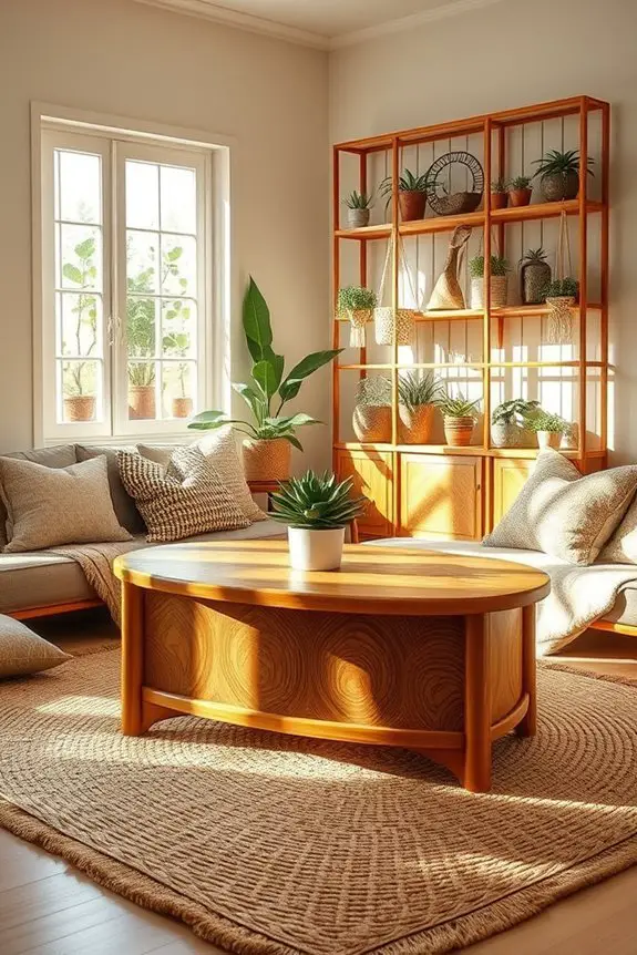 boho upcycled bamboo furniture