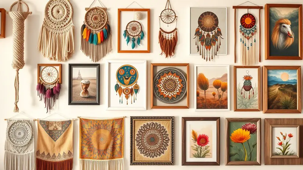 boho wall art inspiration