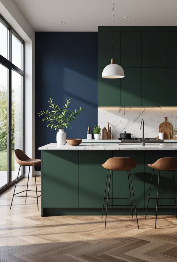 bold accent wall focalized