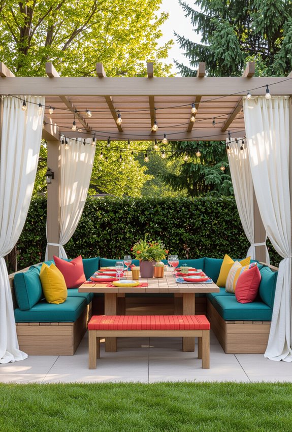 bold accents for entertaining