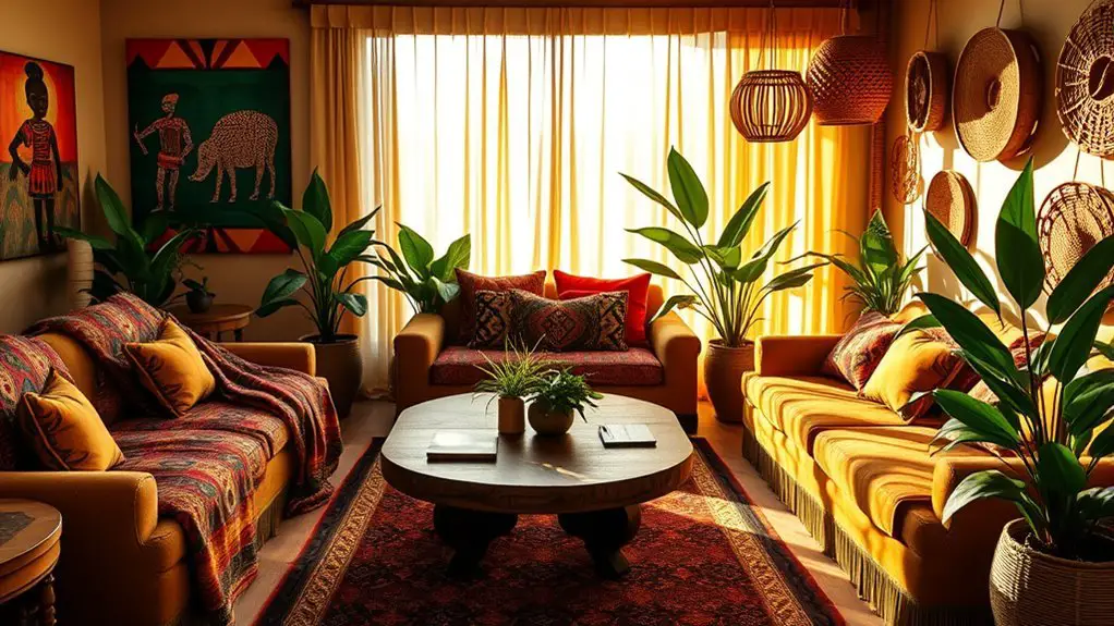 bold african home decor