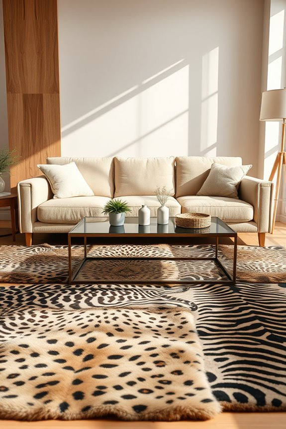 bold animal print accents