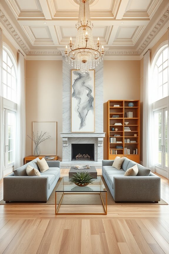 bold architectural elements enhance