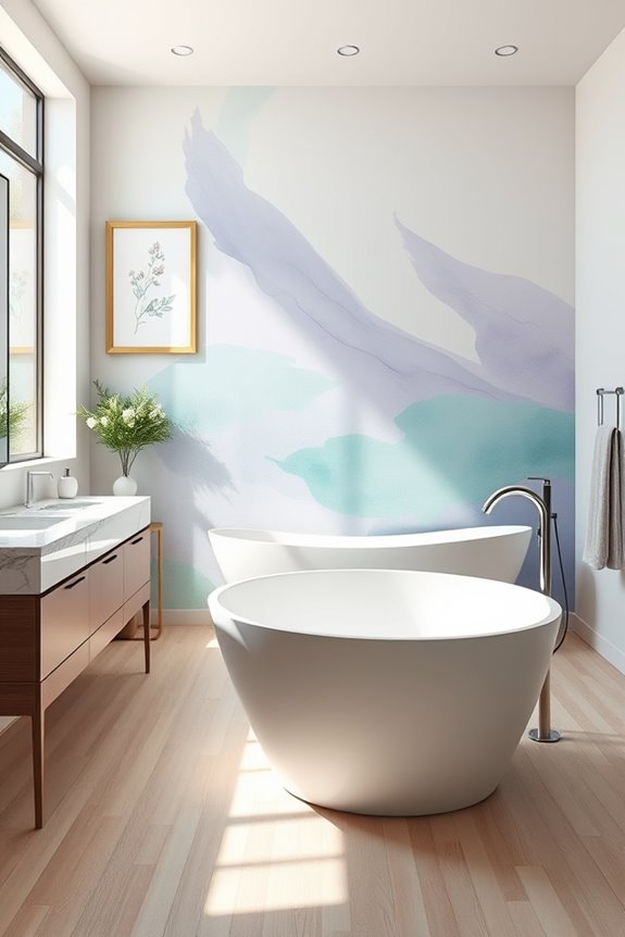 bold artistic bathroom transformations