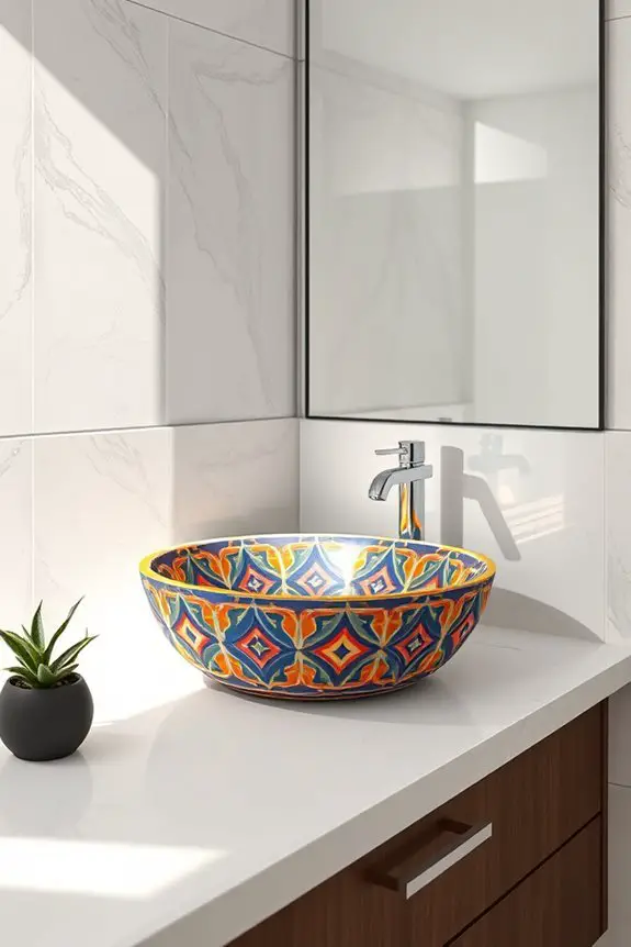 bold artistic sink designs