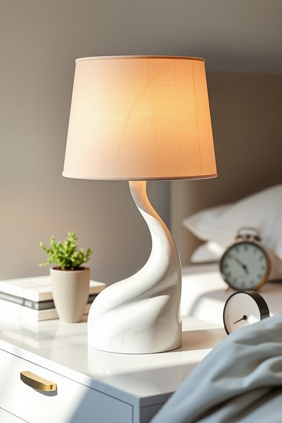 bold artistic table lamps