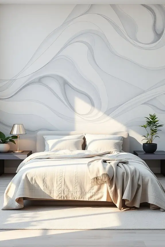 bold artistic wall murals