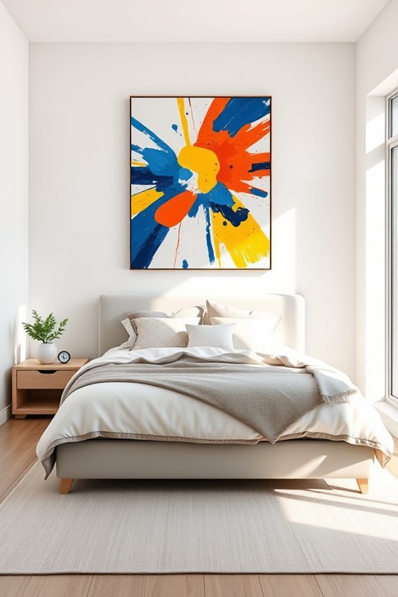 bold artwork transforms bedrooms