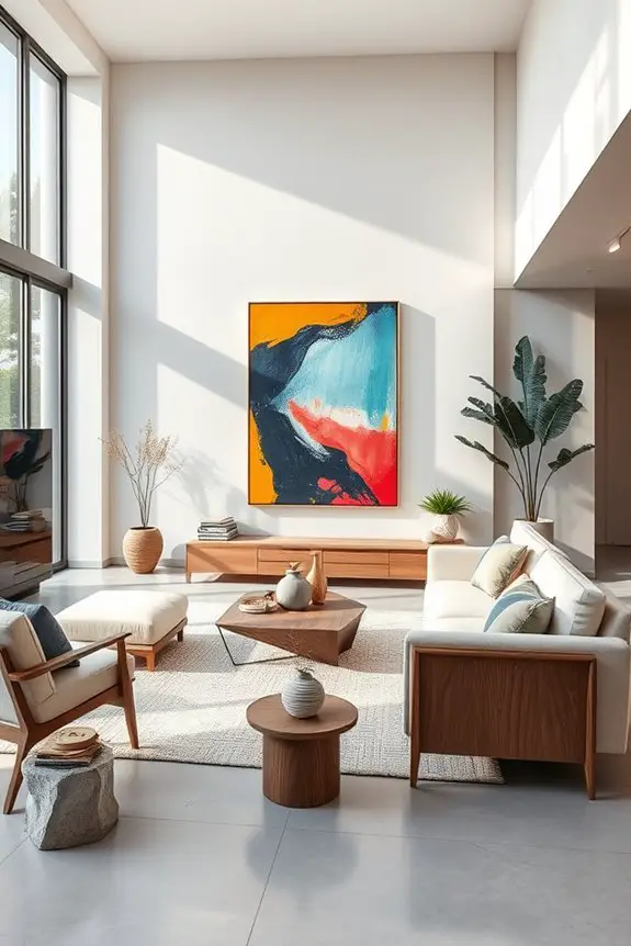 bold artwork transforms interiors