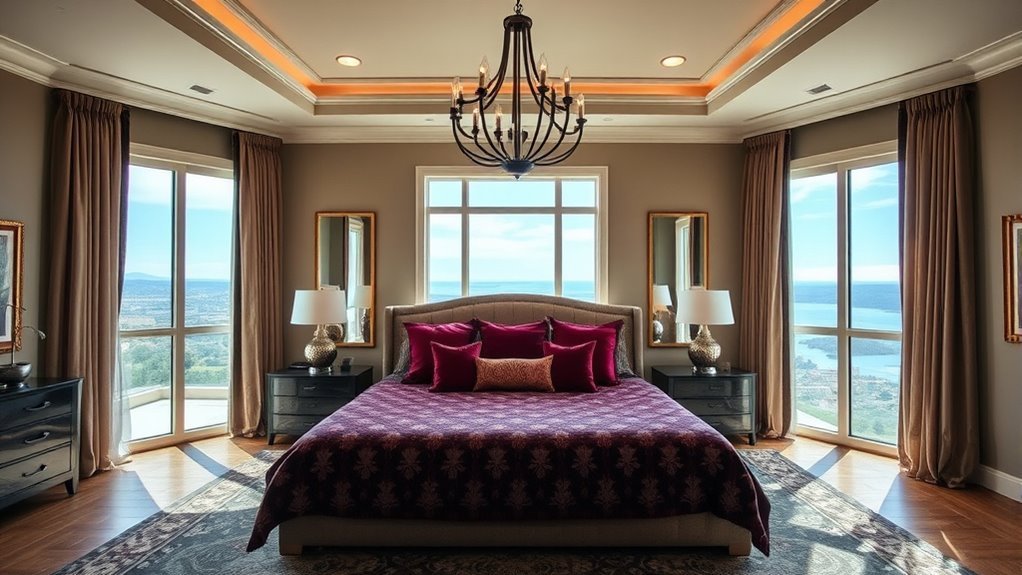 bold bed placement ideas