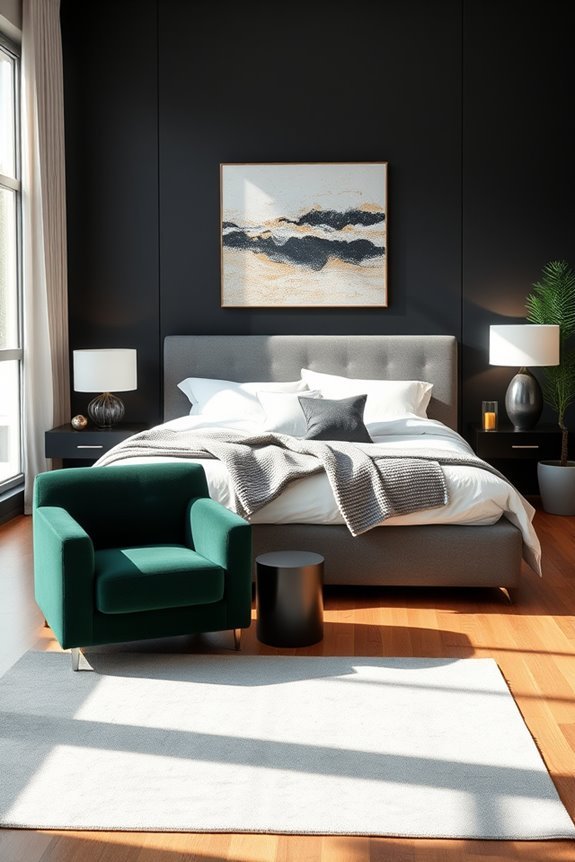 bold black accent transformation