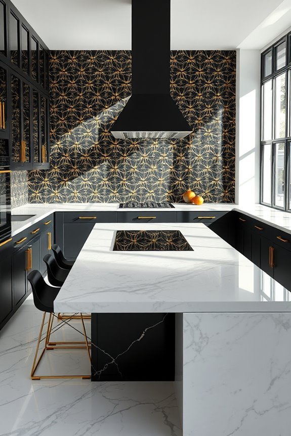 bold black and gold elegance