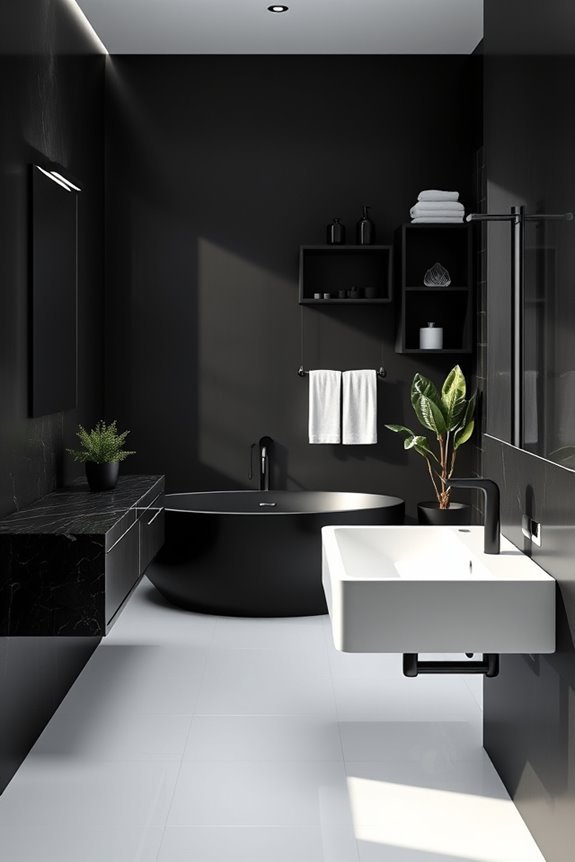 bold black and white elegance
