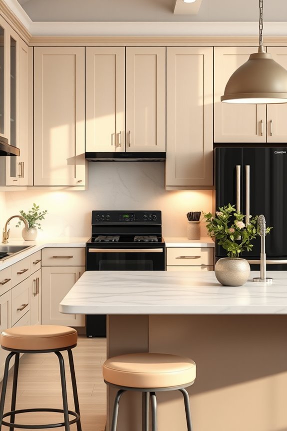 bold black appliance elegance