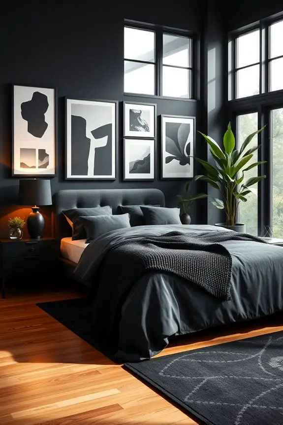 bold black artwork accents