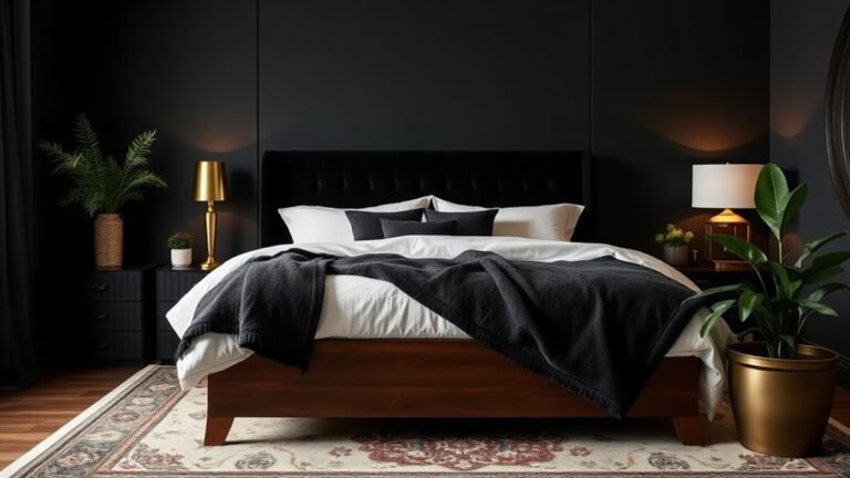 bold black bedroom inspiration