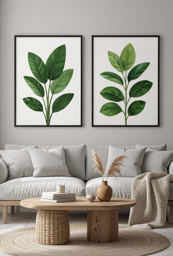bold black botanical drama
