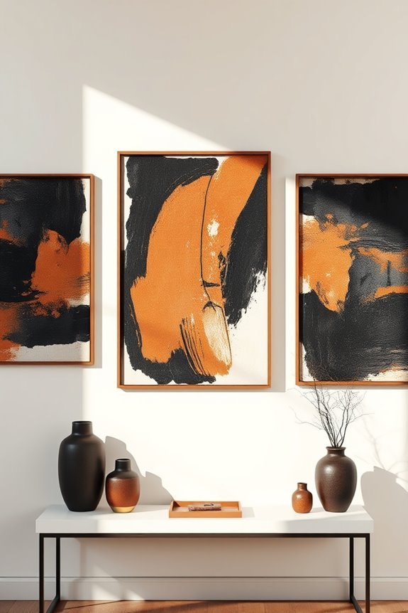 bold black brown art