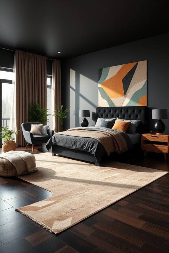 bold black warm earthiness