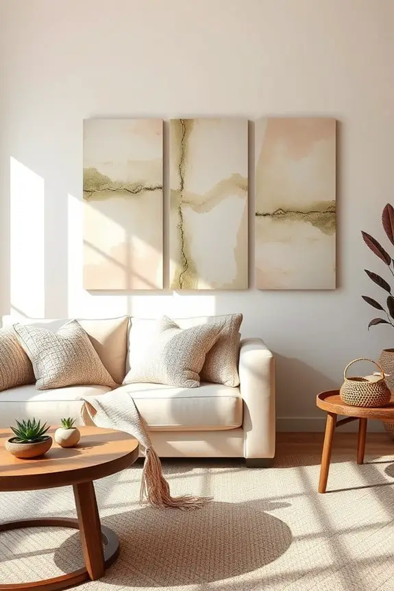 bold boho multi panel decor