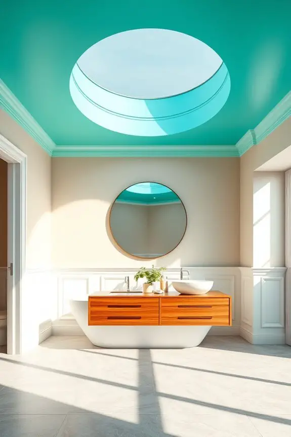 bold ceiling color transformations