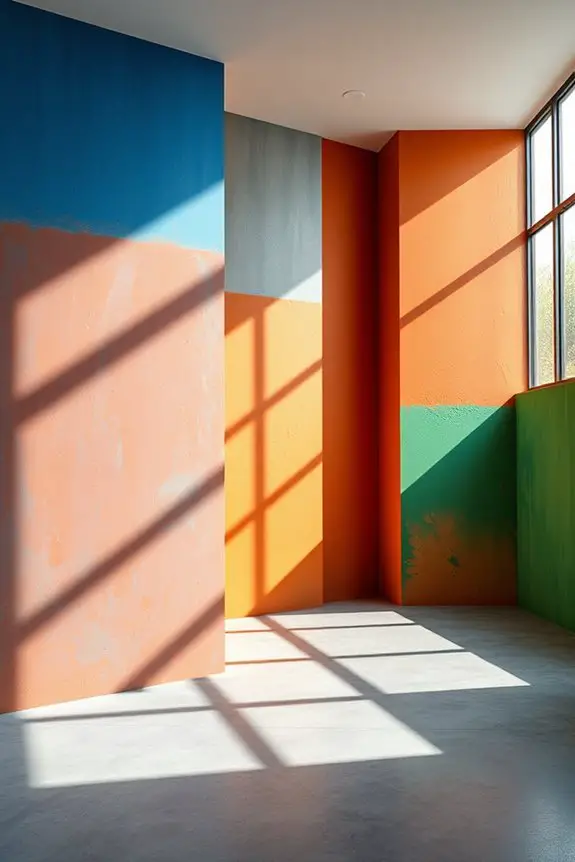 bold cement plaster colors