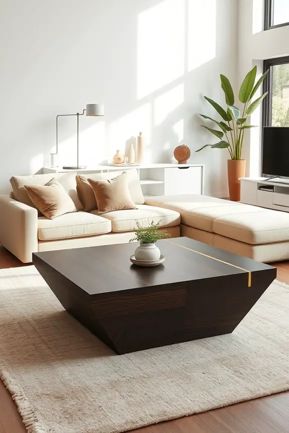 bold coffee table statement piece