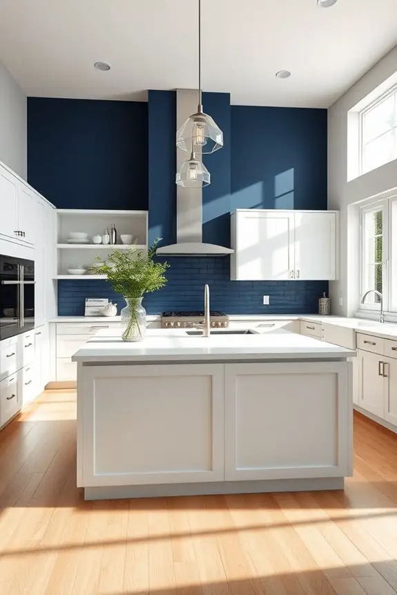 bold color accent walls