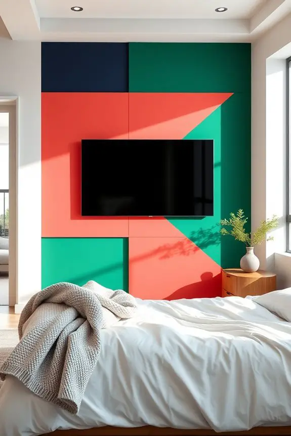 bold color block design