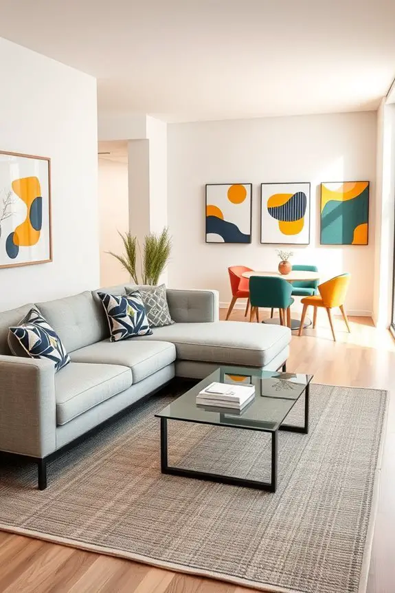 bold color blocking design