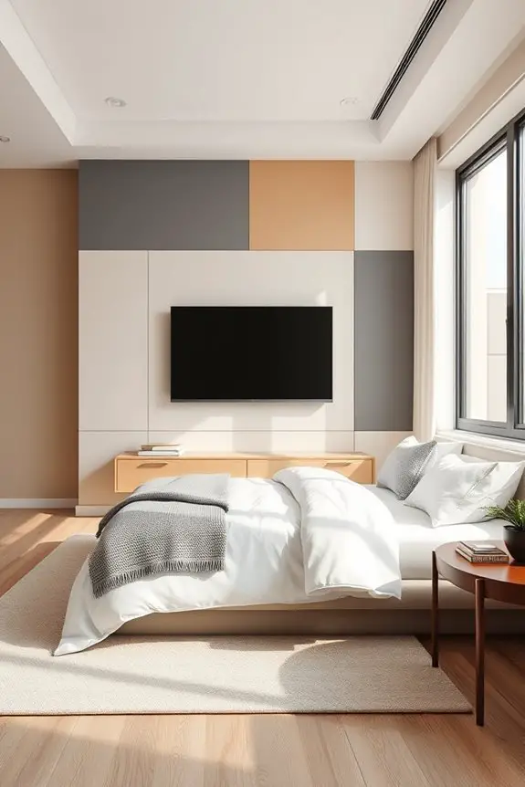 bold color blocking design