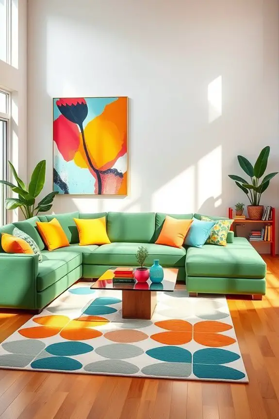 bold color combinations elevate decor